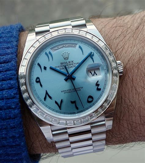 rolex arabic numerals